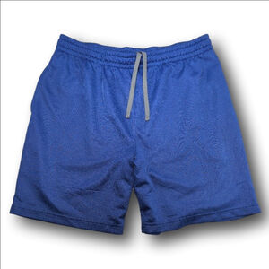 Men's Athletic Works Blue Mesh Athletic Shorts L